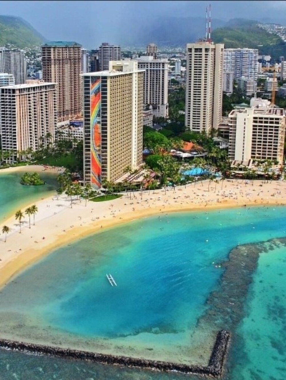 Hawaii See You Soon Hello Kitty Hula Keychain